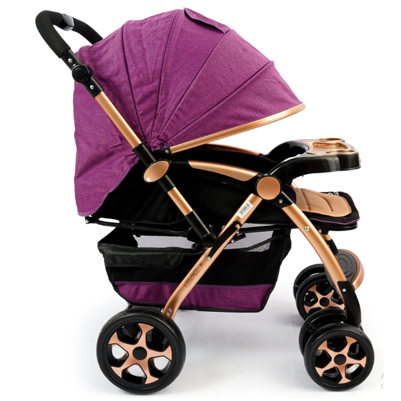 Junior Baby Stroller Purple with Tray