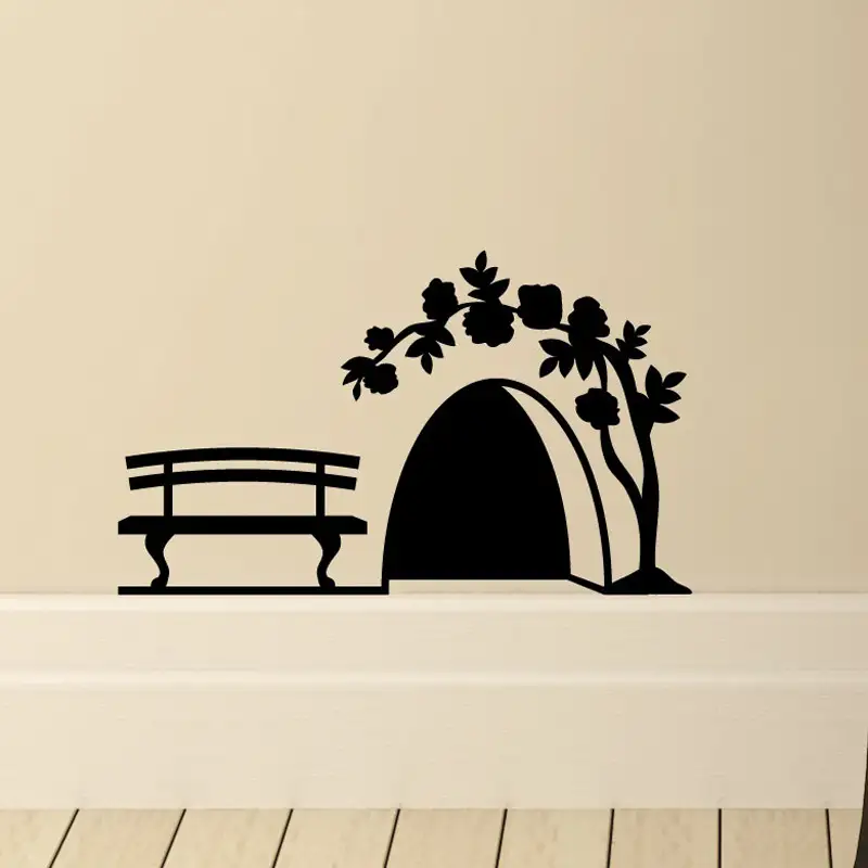 mall Mouse Hole Wall Sticker Door Cupboard Home Decor Art Kids Room Decoration Creative Decals PVC Carved Stickers On The Wall