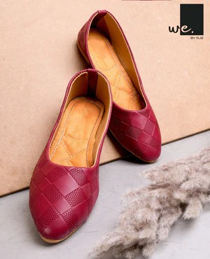 Classic Check Textured - Maroon