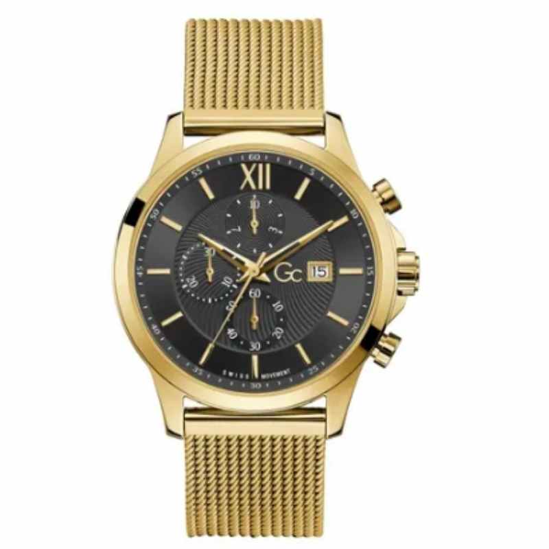 Gc Men's Executive Water-Resistant Chronograph Watch Y27008G2MF - 44 mm - Gold