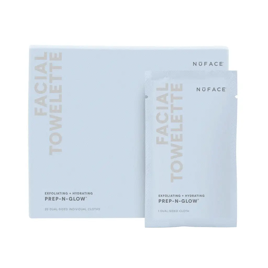 NuFace Prep-N-Glow Cleansing Cloth 20pk - (810075940107)