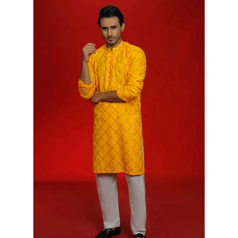 Designer Kurta Pajama 7429-16 by Kurta Corner