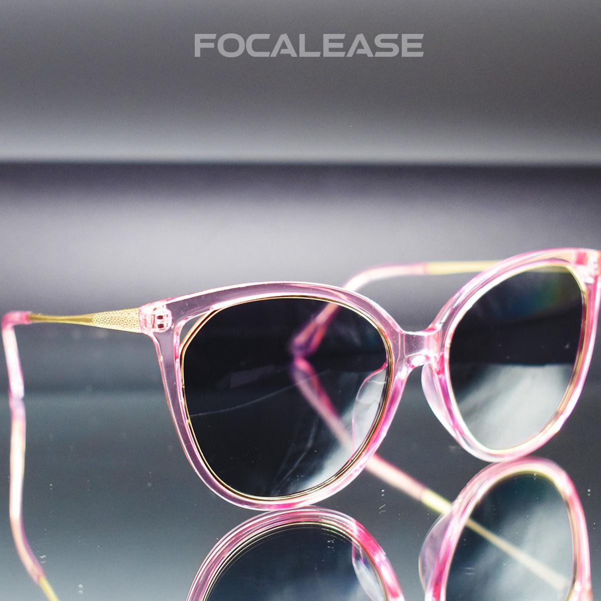 Pink Frame Sunglasses By Focalease