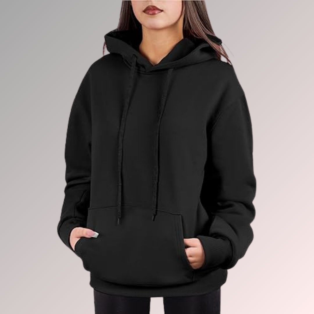 Classic Black Hoodie for Everyday Style