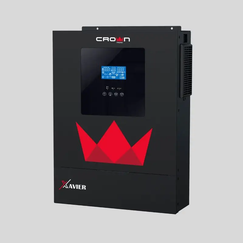 Crown Micro Xavier 3.0 KW Hybrid Off Grid Inverters Solar Inverter Xavie Pure Sine Wave With Official Warranty