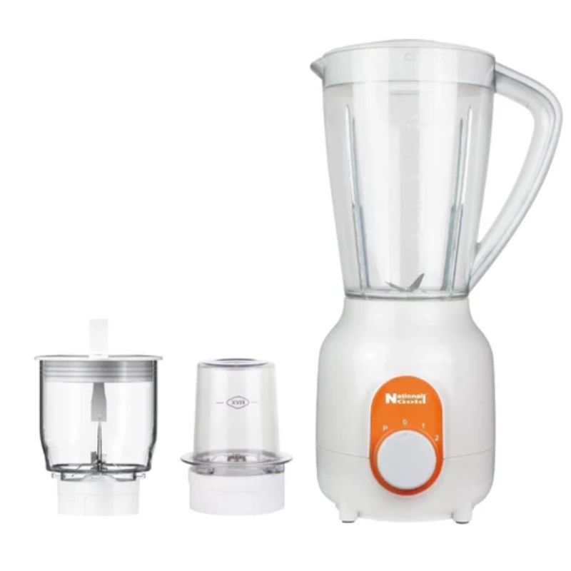 National Gold NG-BL03 3 in 1 Blender White Color With Official Warranty