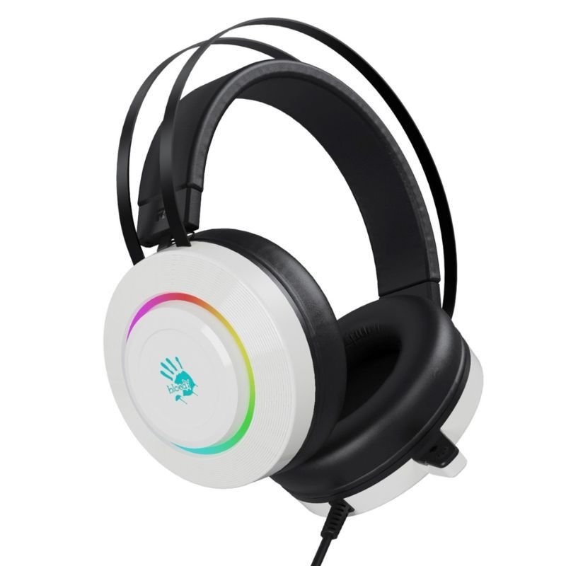 A4Tech Bloody G521 Surround Sound Gaming Headset With Official Warranty -White