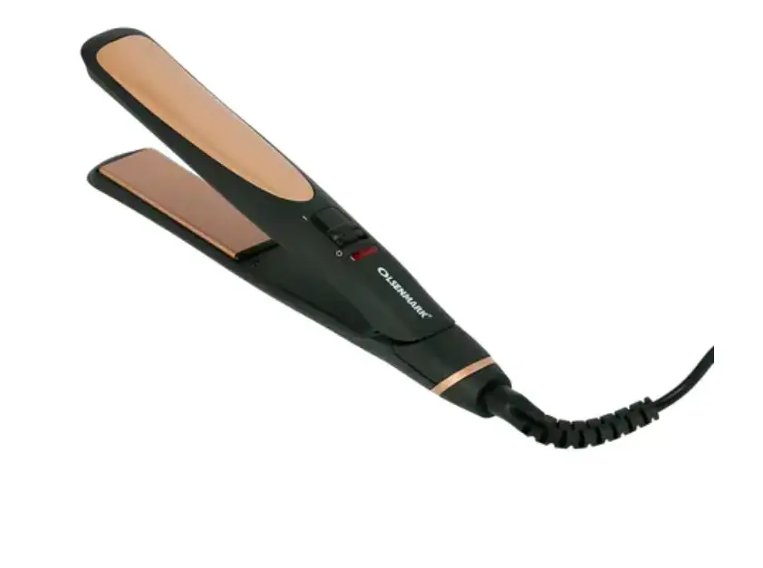 Olsenmark Ceramic Hair Straighteners - Easy Pro-Slim Hair Straightener - Max Temperature 220C - ON/OFF Switch, 360 Swivel Cord