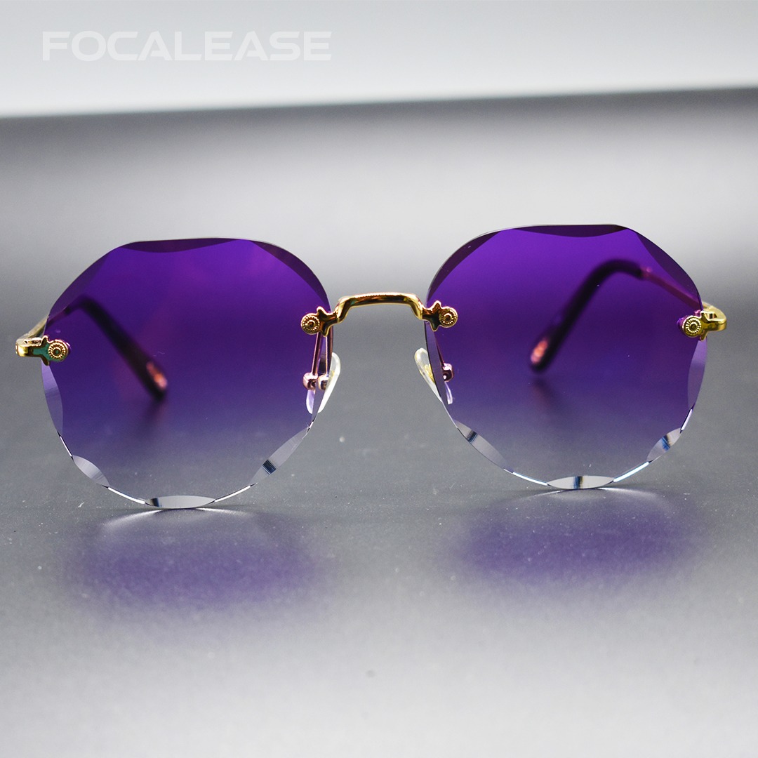 Purple Lens Fashion Sunglasses By Focalease