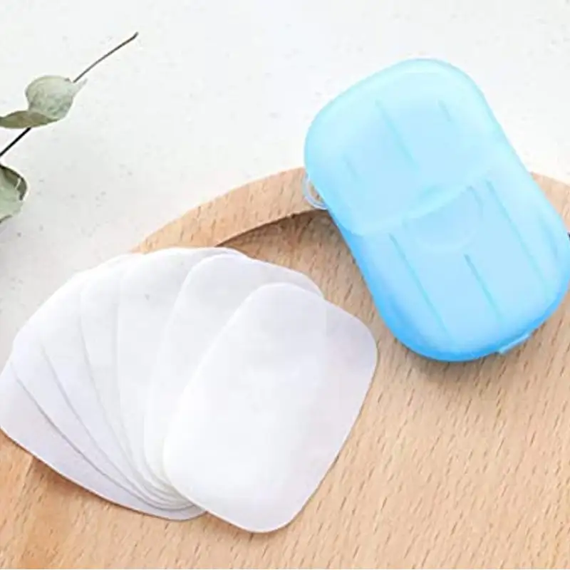 Portable Anti-Bacterial Clean Paper Soap (20 Pcs)