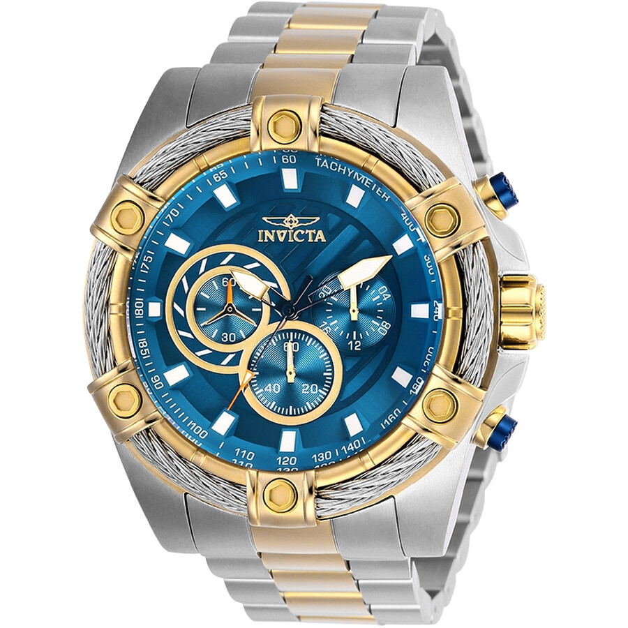 Invicta Bolt Blue Dial Chronograph Men's Watch