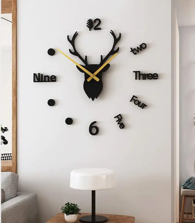New wall clock, creative Wall clock for home and offices, 3D design