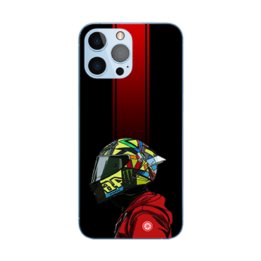 Customized Mobile Case for Apple iPhones (Rider Design - PW)