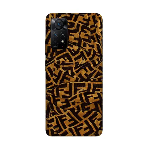 Customized Mobile Case for Oppo Phones (Fashion-fendi-Yellow Design)