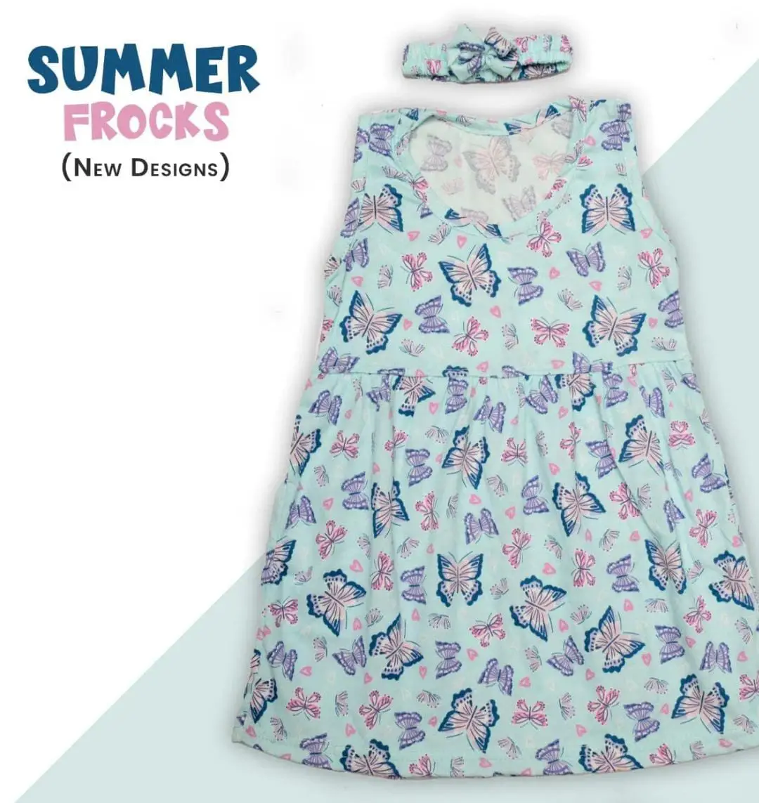 3 year Summer Dress Kids clothes organic Cotton Flower Dresses Baby Girls Summer frocks (mix design)