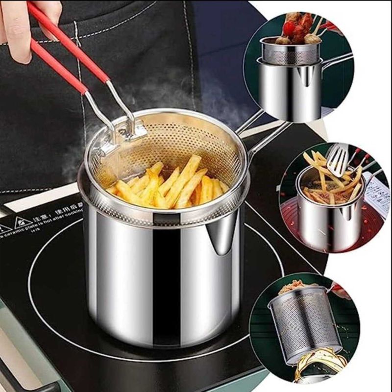 Stainless Steel Deep Fryer Frying Pot