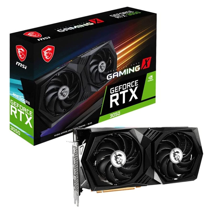 MSI GeForce RTX 3050 Gaming X 8GB GDDR6 Graphics Card