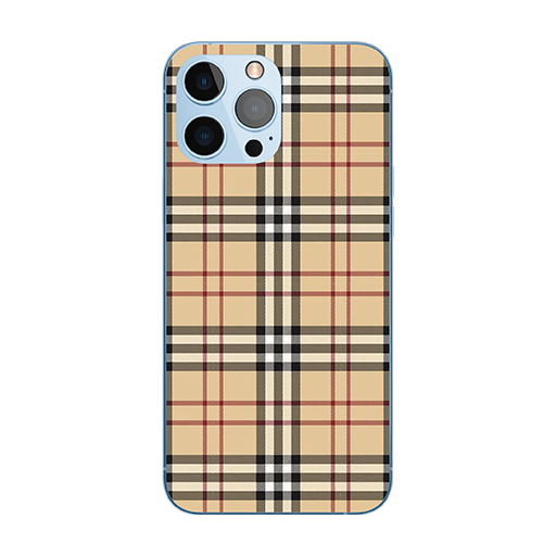 Customized Mobile Case for Apple iPhones (Burberry Design)