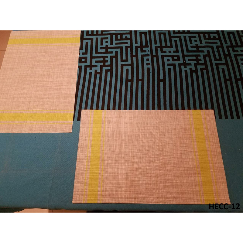 Set of 4 Placemats- Neon Border By Home Ensemble