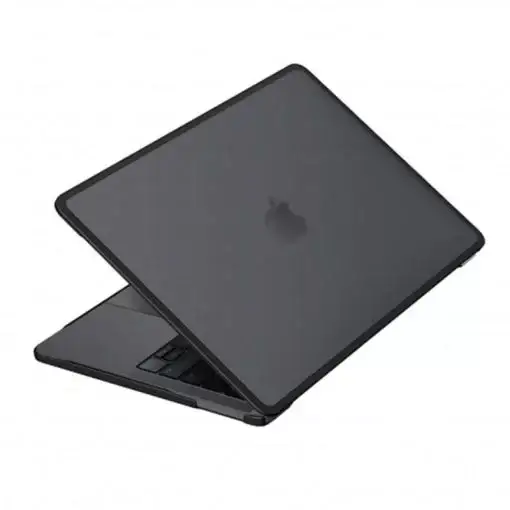 Uniq Hybrid Venture MacBook Air 13 (m2-2022) Case – Frost / Midnight (Black)