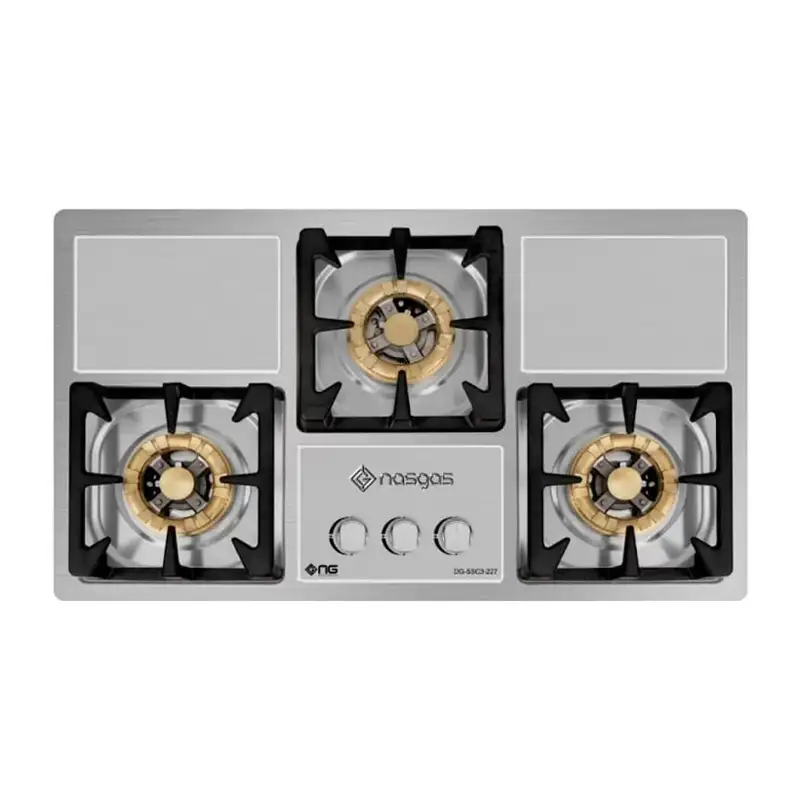 Nasgas DG-227 S Steel Top Built In Hob With Official Warranty