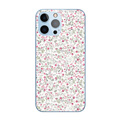 Customized Mobile Case for Apple iPhones (purple floral-1 Design)