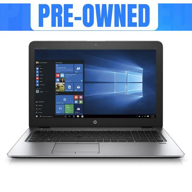 HP 850G3 ELITEBOOK - CORE I5 6TH GENERATION - 8GB RAM - 256GB M2 SSD - 15.6" SCREEN PRE-OWNED