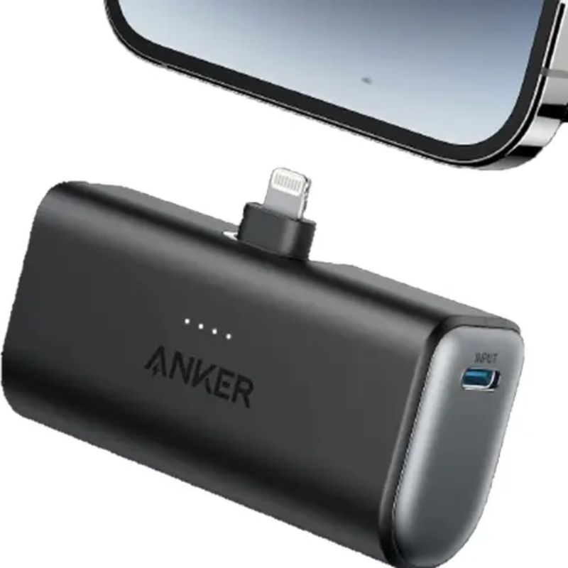 Anker Nano Power Bank 5000mAh Built-In Lightning Connector With Official Warranty A1645H11