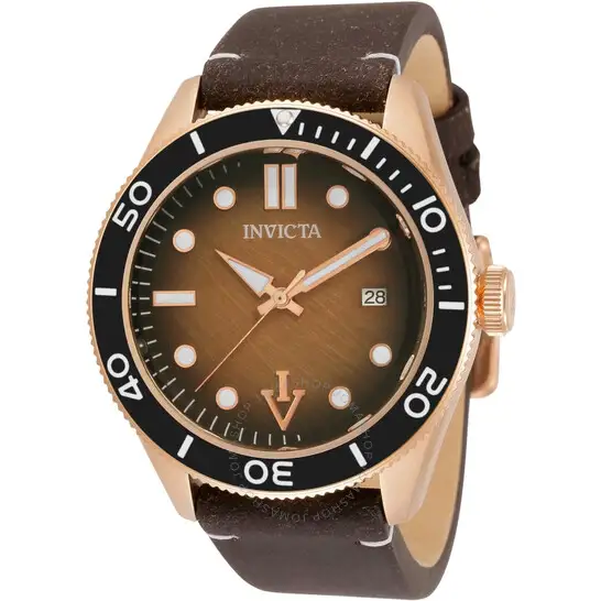 Invicta Vintage Automatic Brown Dial Men's Watch