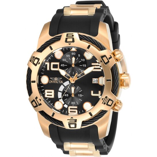 Invicta Bolt Chronograph Black Dial Men's Watch 24219