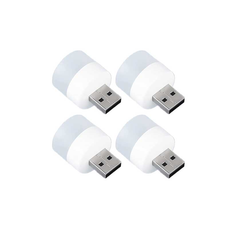 Portable Mini USB LED Light (Pack Of 4)