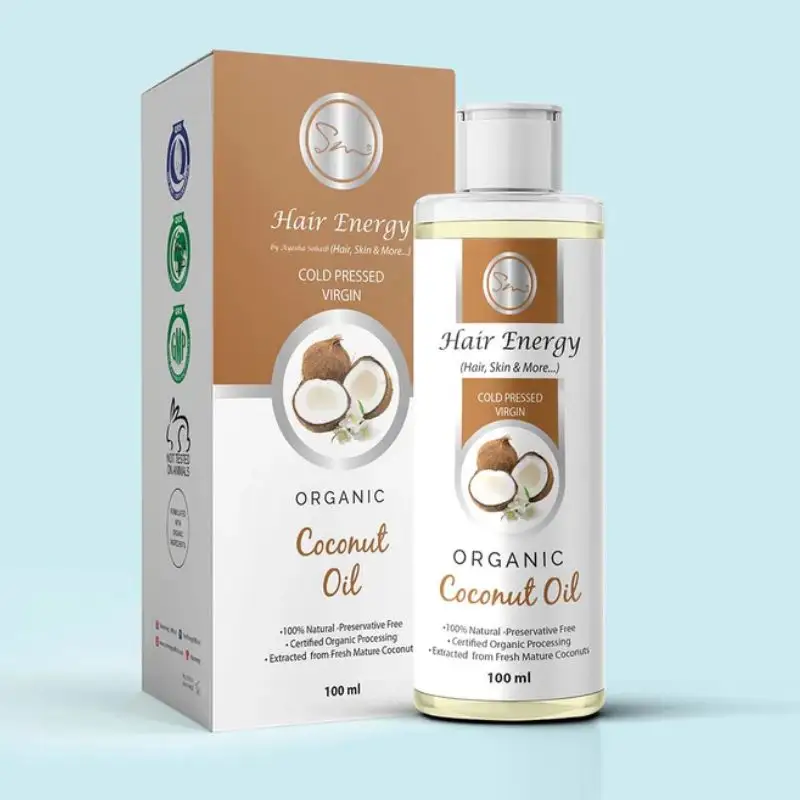 Hair Energy Organic Coconut Oil Cocos Nucifera