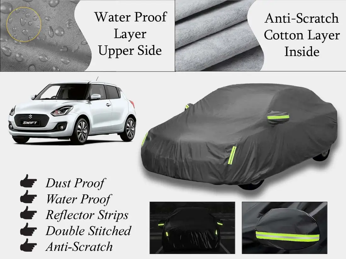 Suzuki Swift 2022 - 2025 Top Cover | Grey | Anti-Scratch | Double Layer | Heat Proof | Water Proof