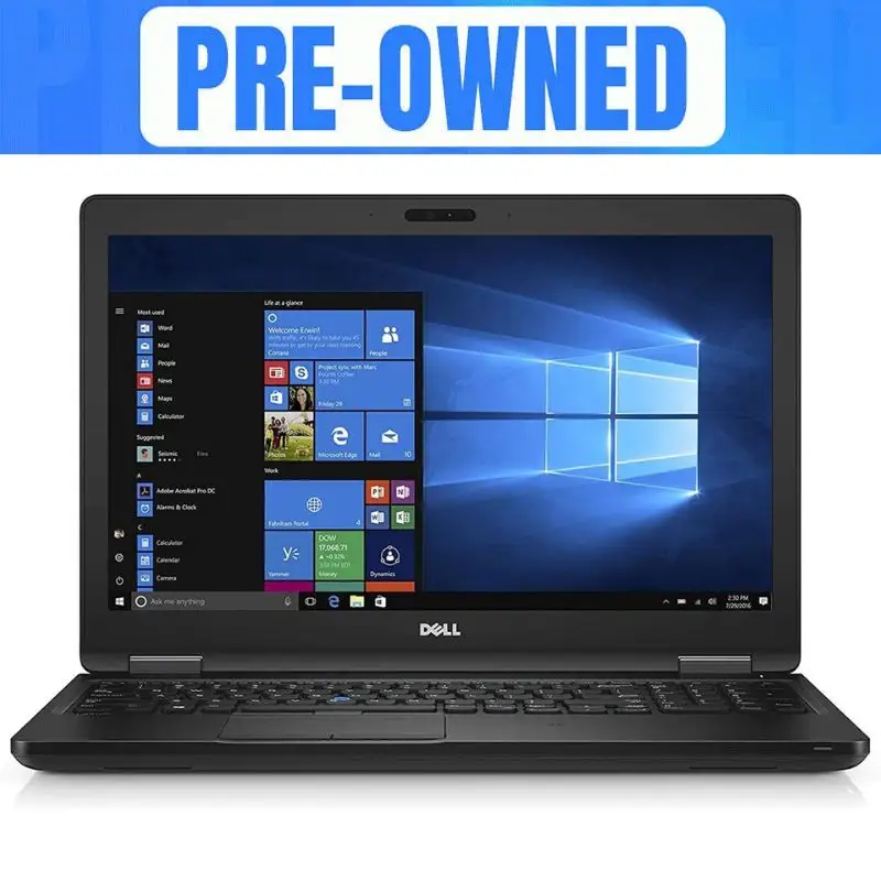 DELL LATITUDE E5590 - CORE I5 8TH GENERATION - 8GB RAM - 256GB M2 SSD - 15.6” - PRE-OWNED