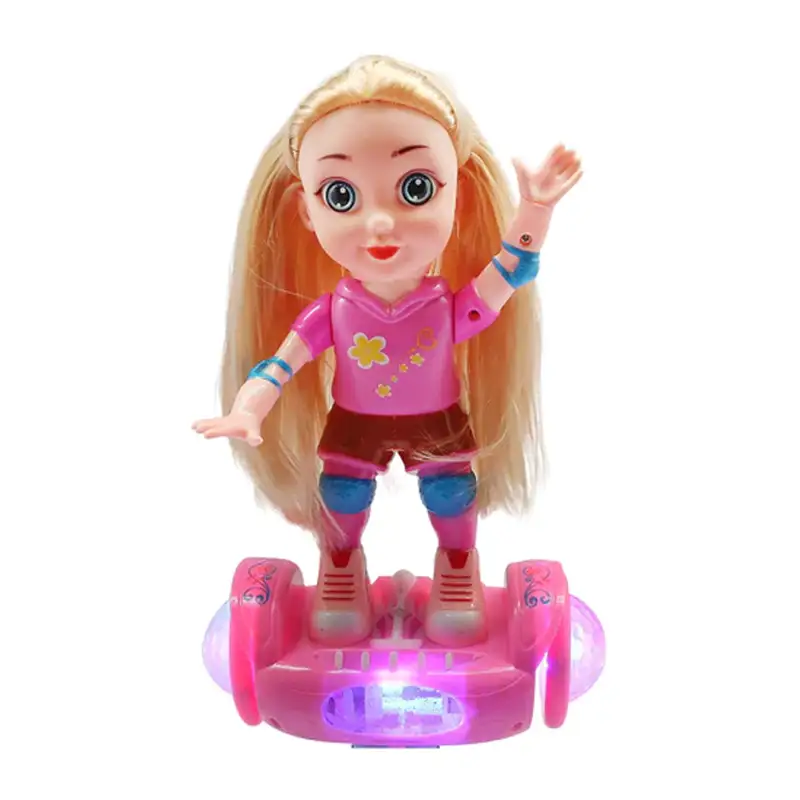 Balance Car Doll With Light And Music Girls Toy