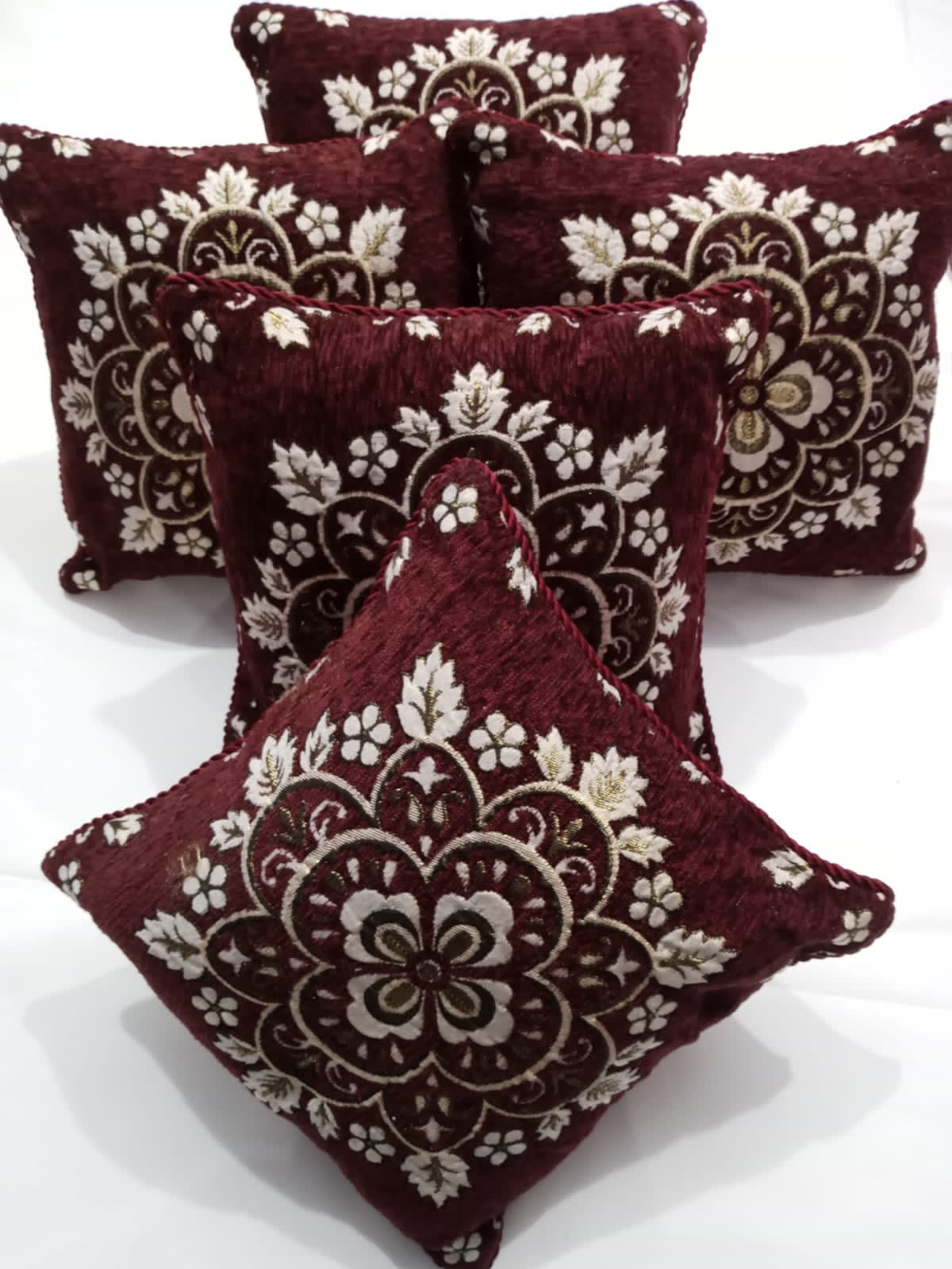 Velvet Cushion Covers | 5pcs Set | JC-12