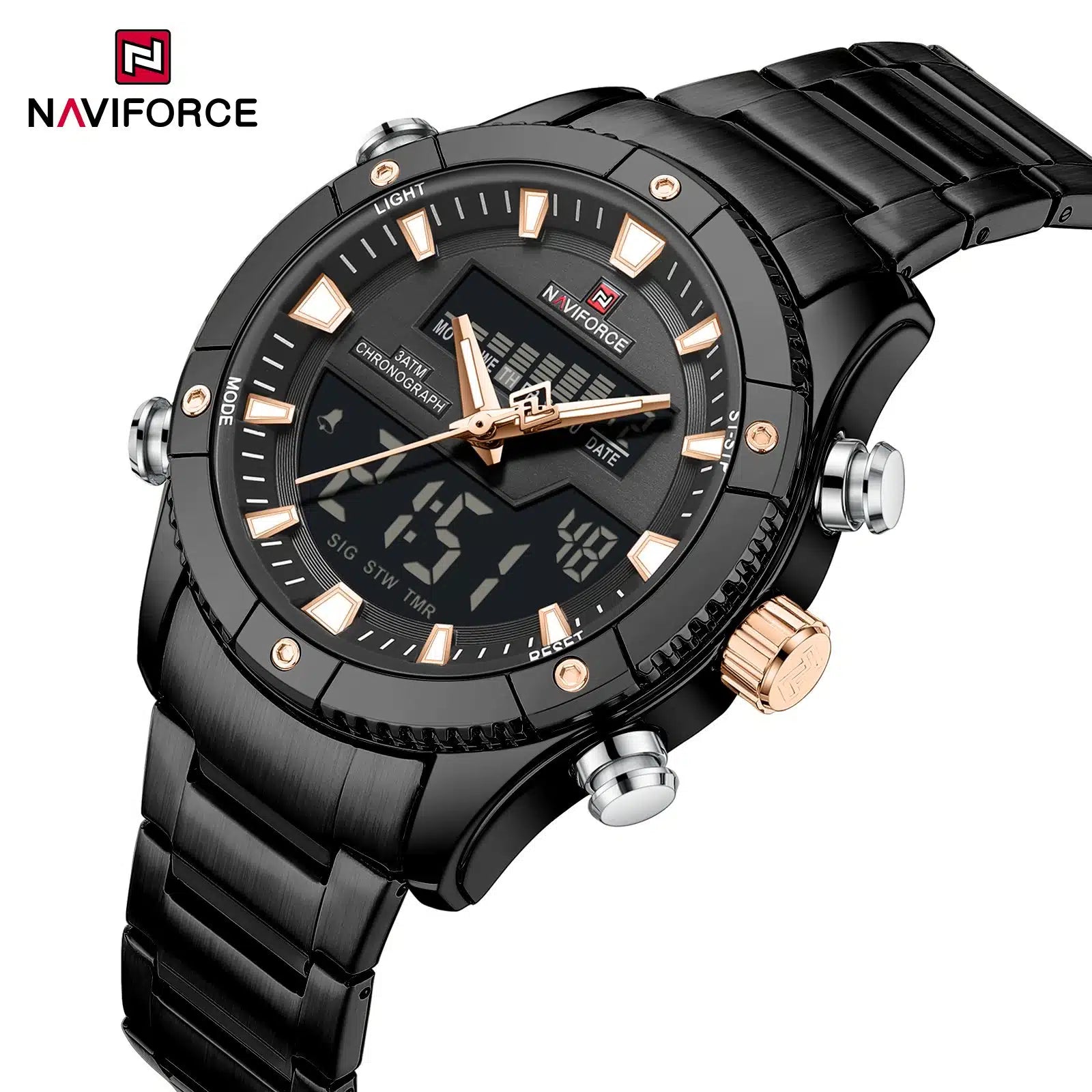 Naviforce NF 9259 DualX Edition Men Watch With Official Warranty