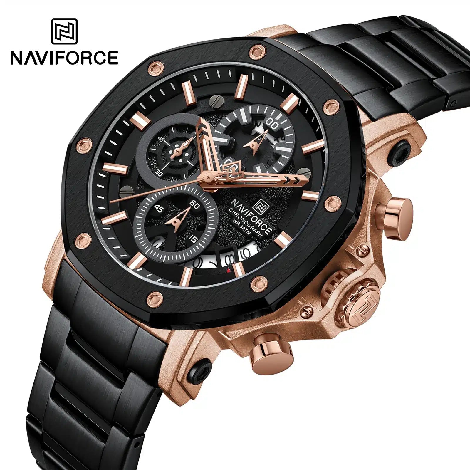 Naviforce ChronoPro NF 8065 Men Watch With Official Warranty