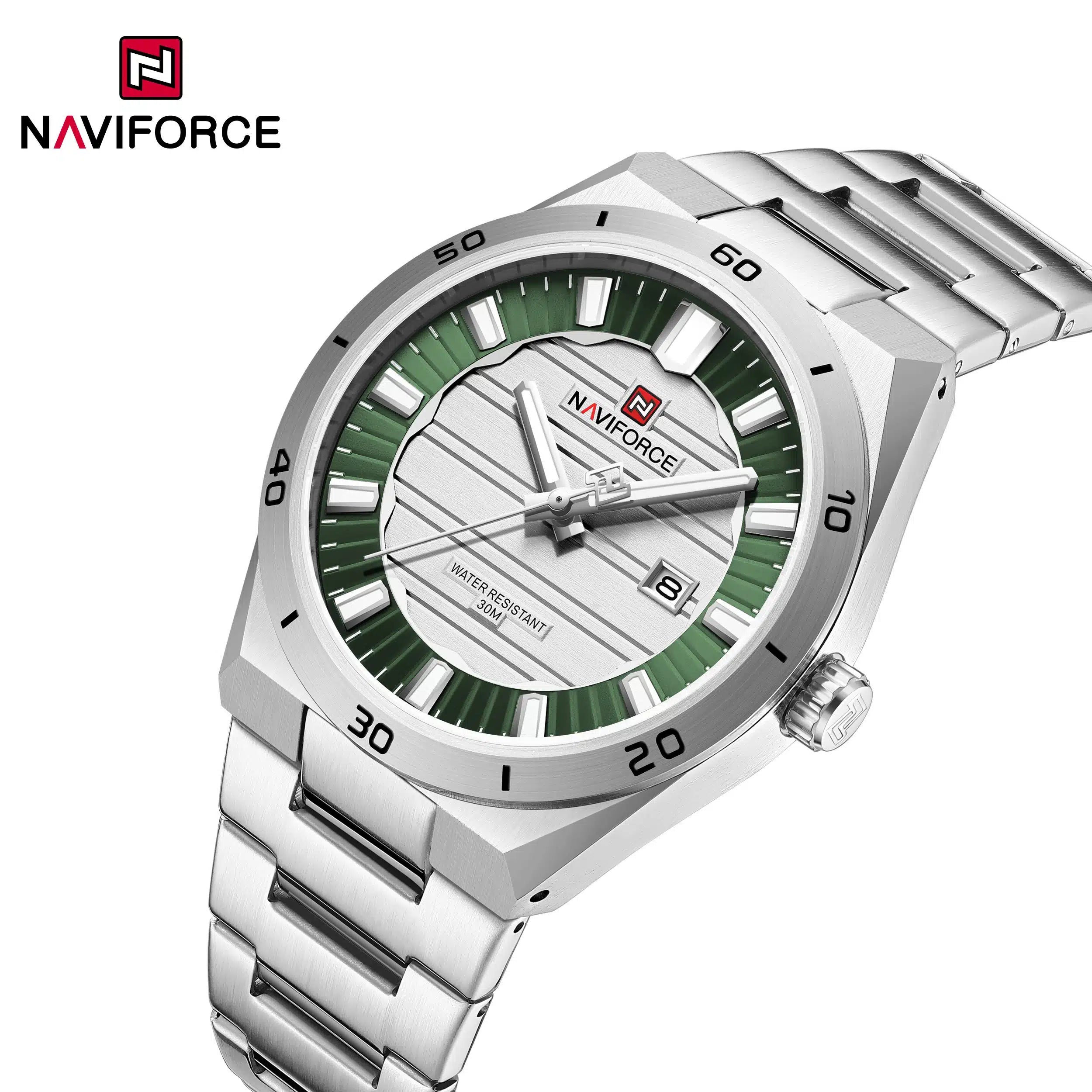 Naviforce NF 9268 Royal Date Men Watch With Official Warranty