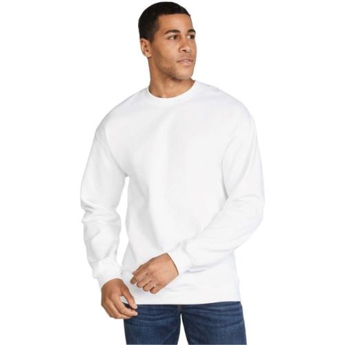 Aesthetic Gen Basic White Sweatshirt