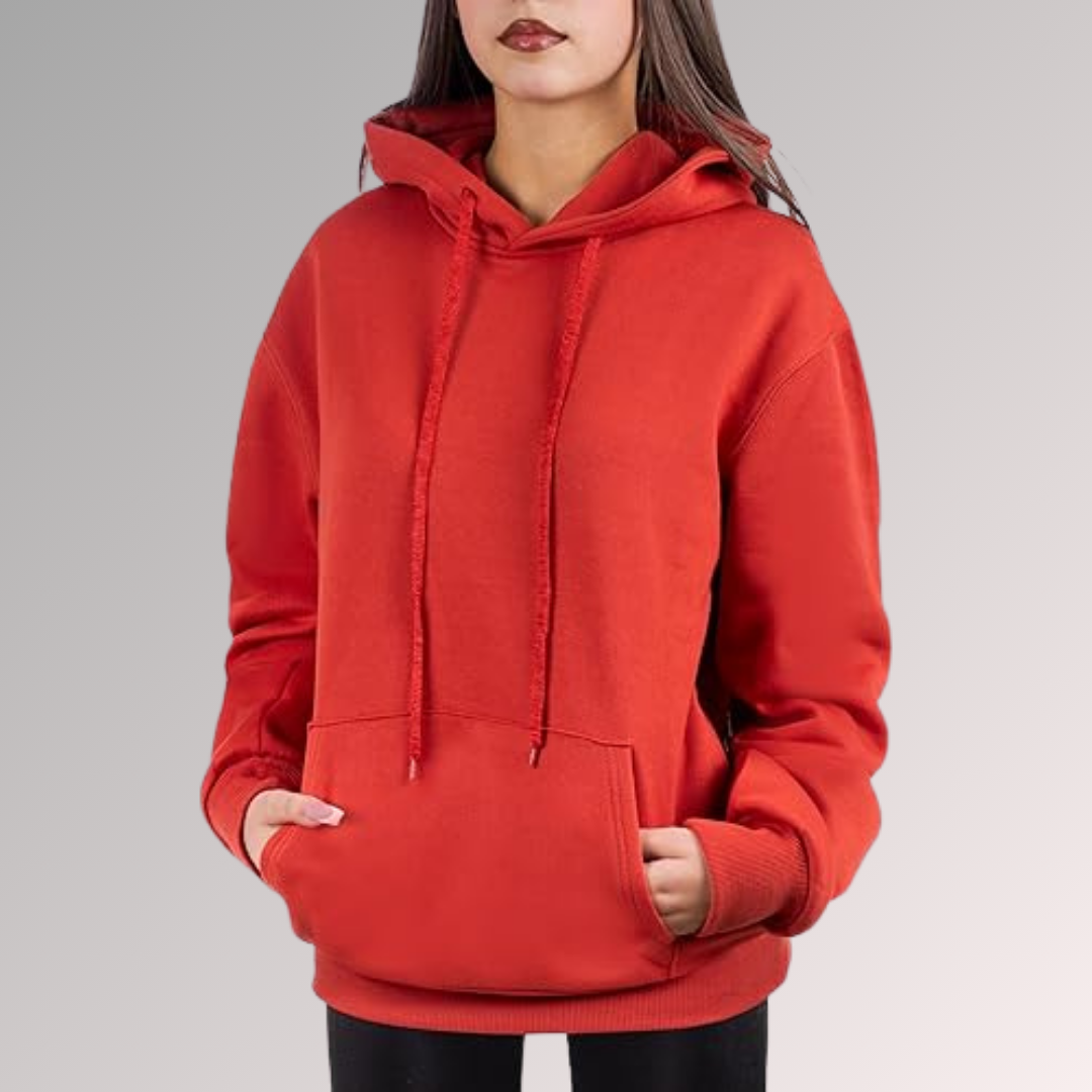 Red Hoodie for Bold and Comfortable Style