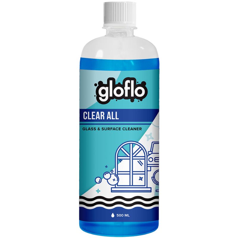 Glo-Flo Clear All Glass Cleaner Without Spray 500ml