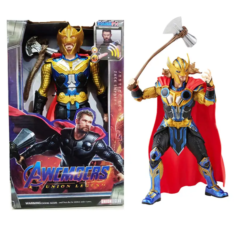 Avengers: Thor with Helmet Love and Thunder Action Figure - Toy For Kids- 11 inches