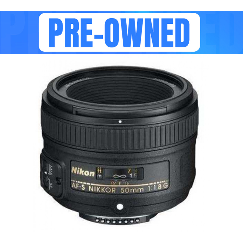 Nikon AF-S 50mm f/1.8G Lens Pre-Owned