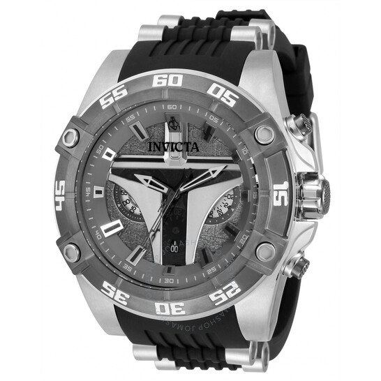 Invicta Star Wars Chronograph Quartz Gunmetal Dial Men's Watch 34990