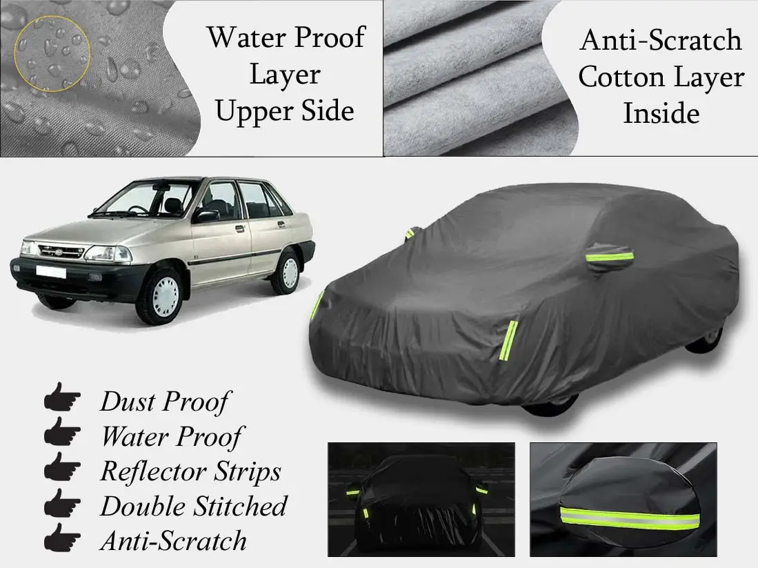 Kia Classic Top Cover | Grey | Anti-Scratch | Double Layer | Heat Proof | Water Proof