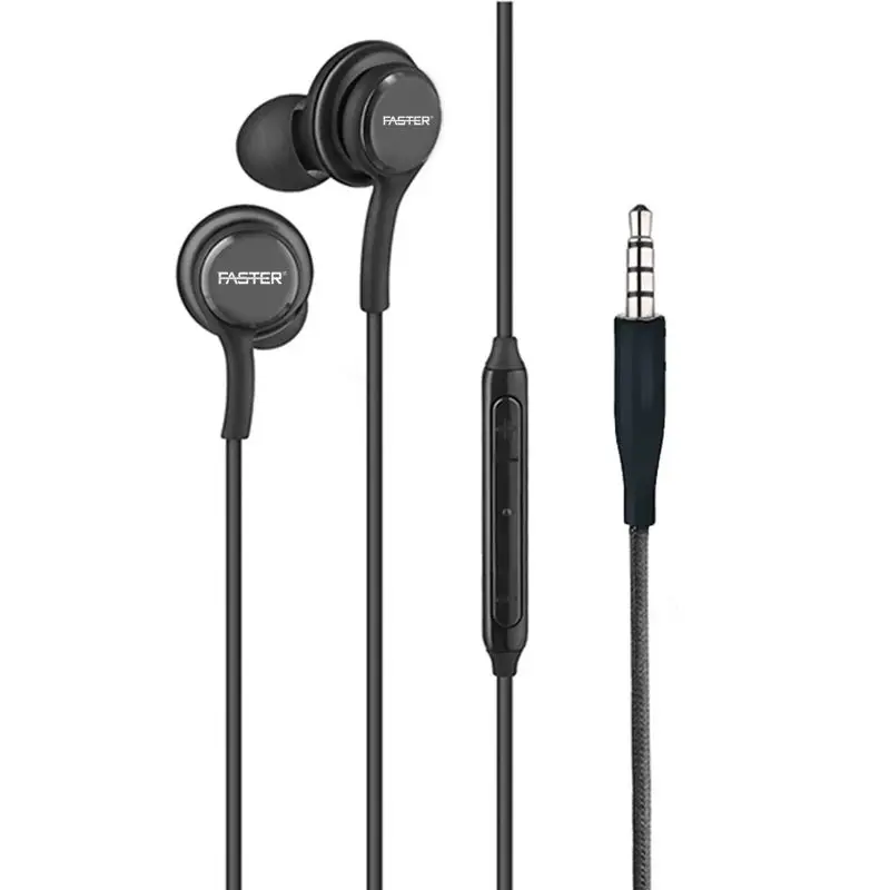 FASTER F5 Super Bass Wonderfull Sound Earphones Pack of 3 With Official Warranty
