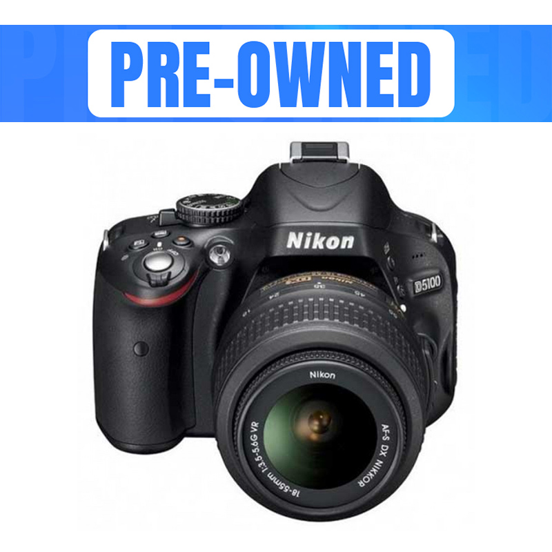 Nikon D5100 DSLR Camera With 18-55mm Lens Pre-Owned