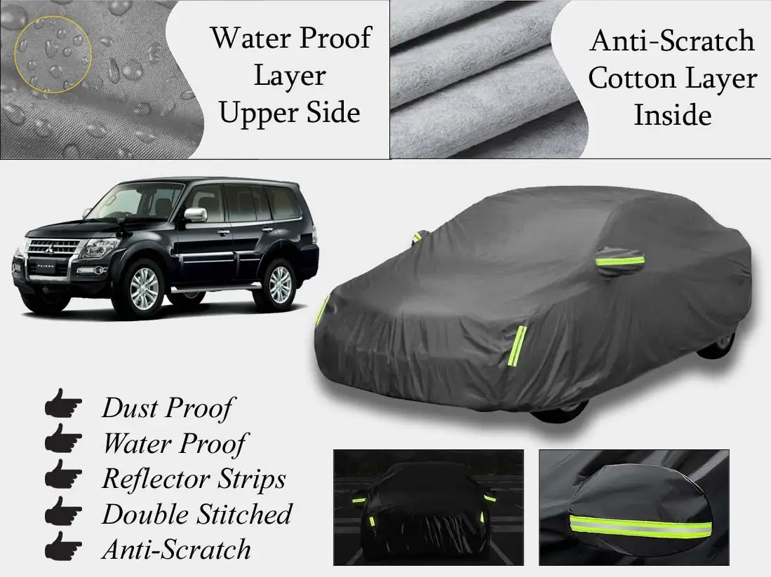 Mitsubishi Pajero Top Cover | Grey | Anti-Scratch | Double Layer | Heat Proof | Water Proof