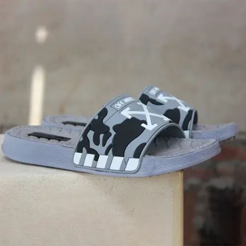 Grey Cozy Slippers for Men